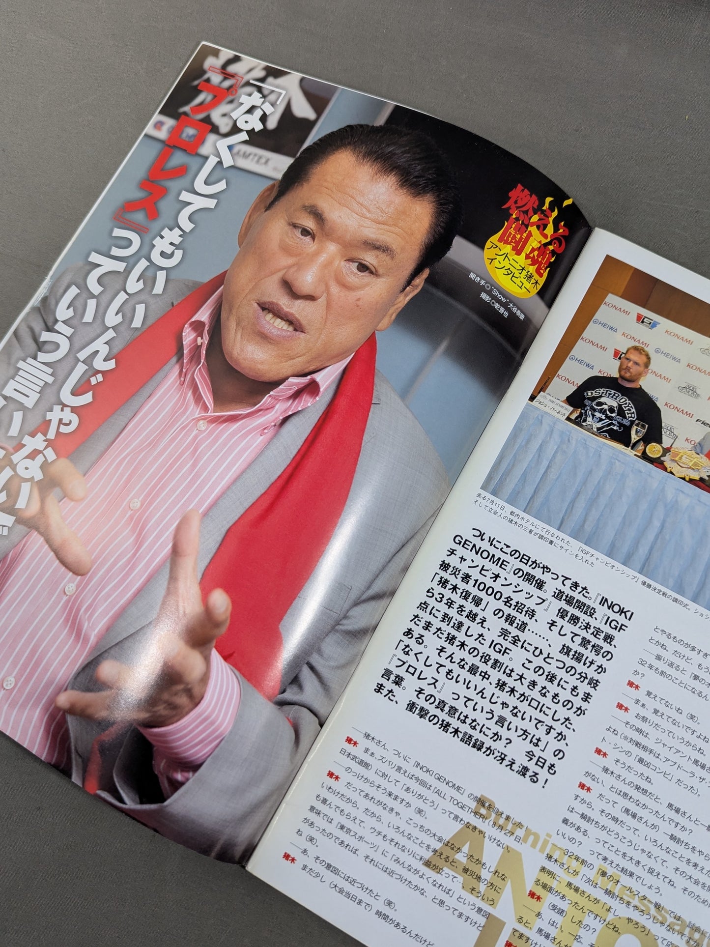 INOKI GENOME 東日本大震災復興イベント ～Super Stars Festival 2011～