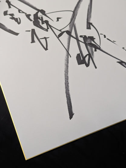 Antonio Inoki  (Fighting Spirit, Extra Large) Shikishi ( Autograph board ) )