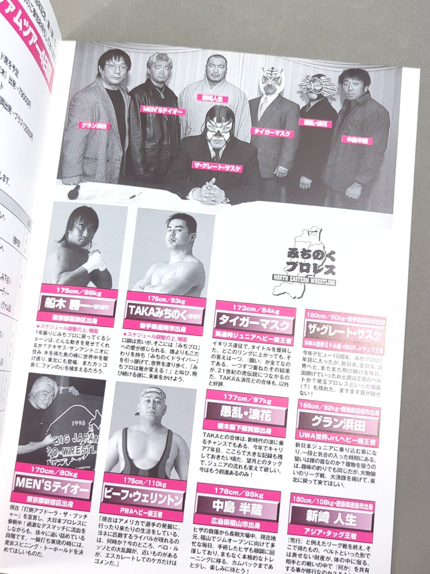 【ticket stub 】Michinoku Pro Wrestling Official Pamphlet Vol.49