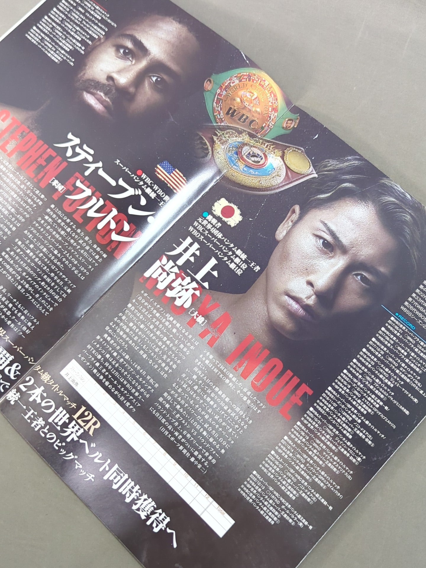 ★4 division championship ★ Stephen Fulton vs Naoya Inoue