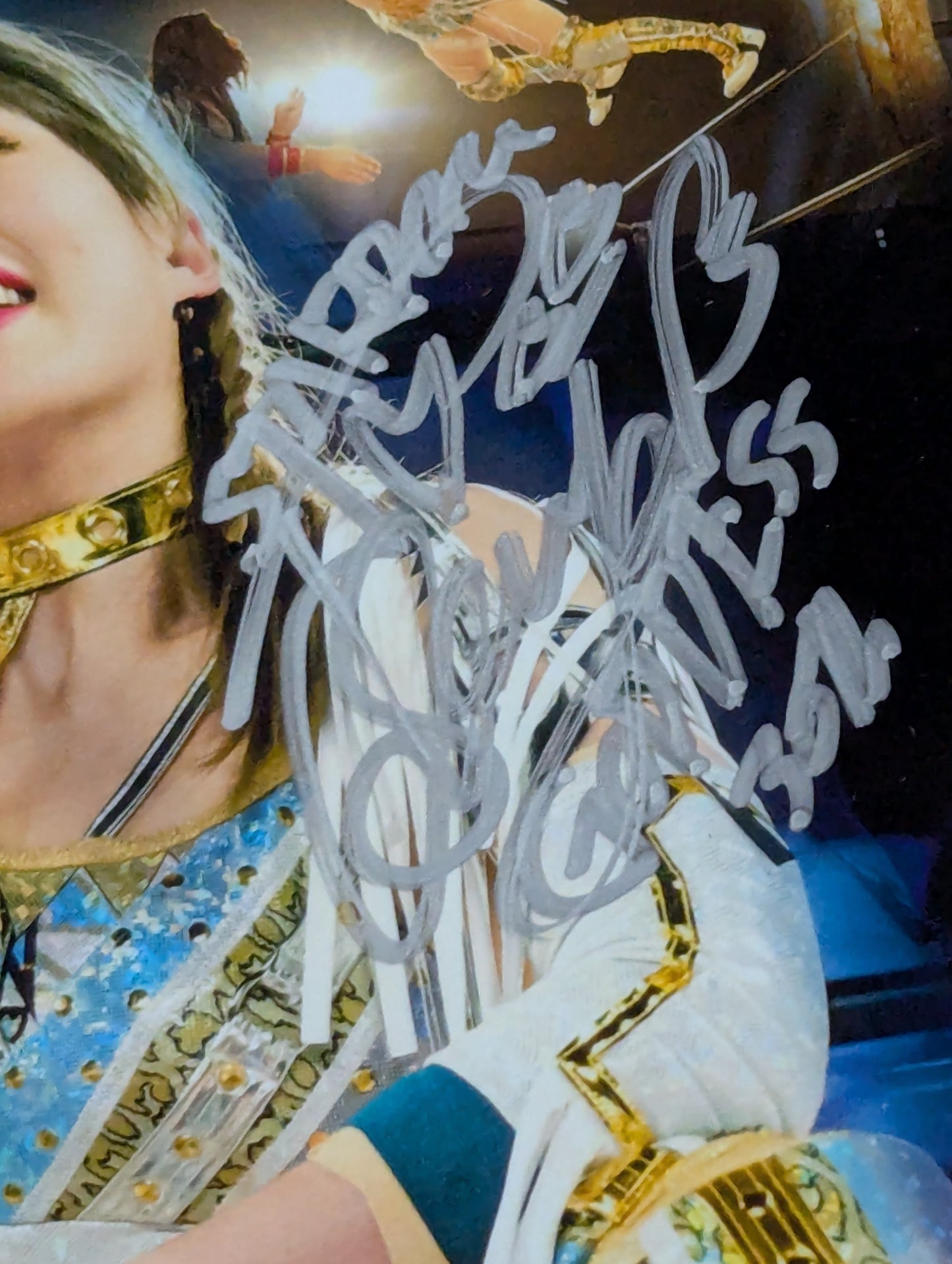 Utami Hayashishita &Saya Kamitani 2 hand signed autographs  commemorative photo frame Goddesses Of Stardom