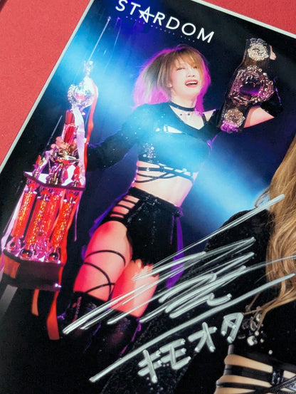 Saki Kashima  23rd High Speed Champion Hand signed autograph  commemorative photo frame