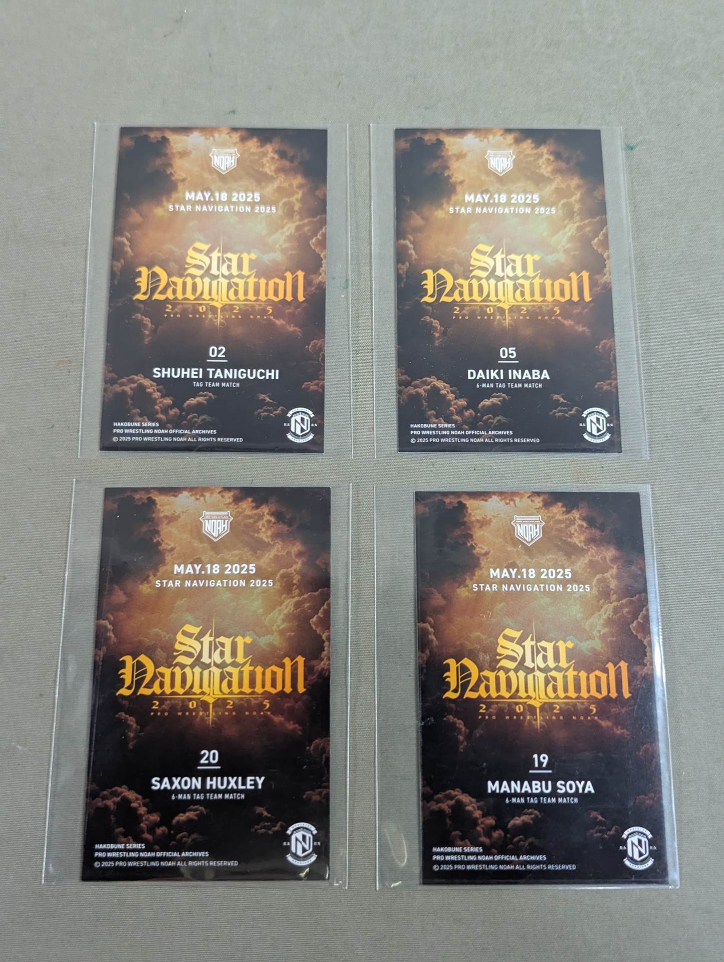 NOAH STAR NAVIGATION 2025 HAKOBUNE trading card set(1)