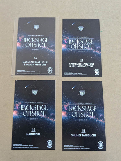 NOAH BACKSTAGE OFFSHOT HAKOBUNE trading card set