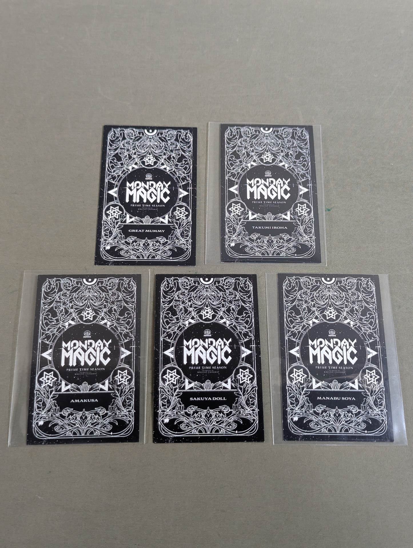 NOAH MONDAY MAGIC PRIME TIME SEASON HAKOBUNE TRADING CARD SET(1)