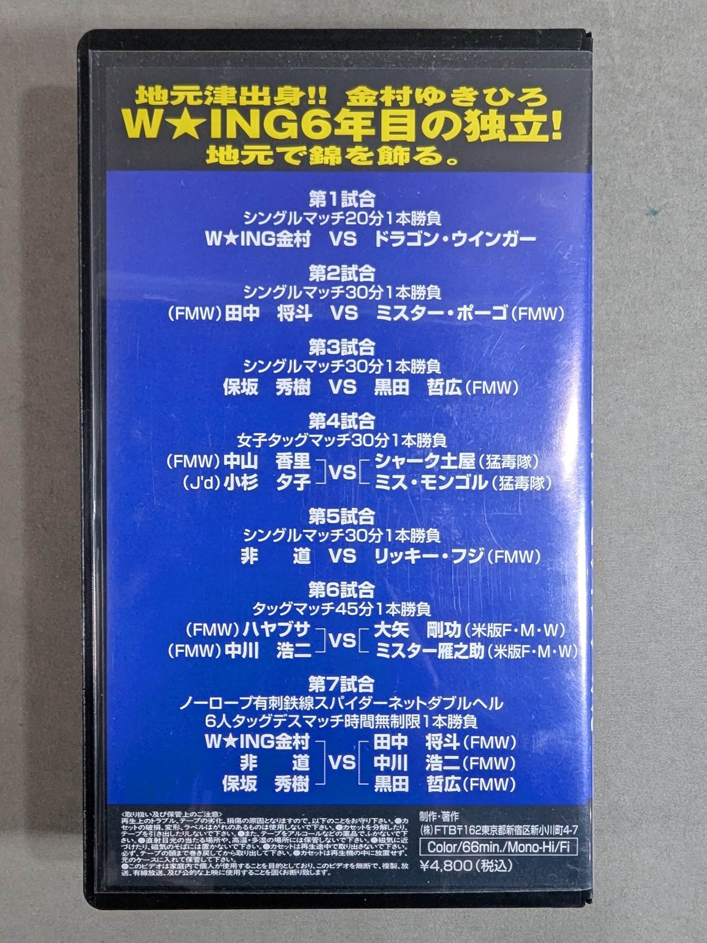 New W☆ING 3rd box office "NEXT GENERATION '97"
