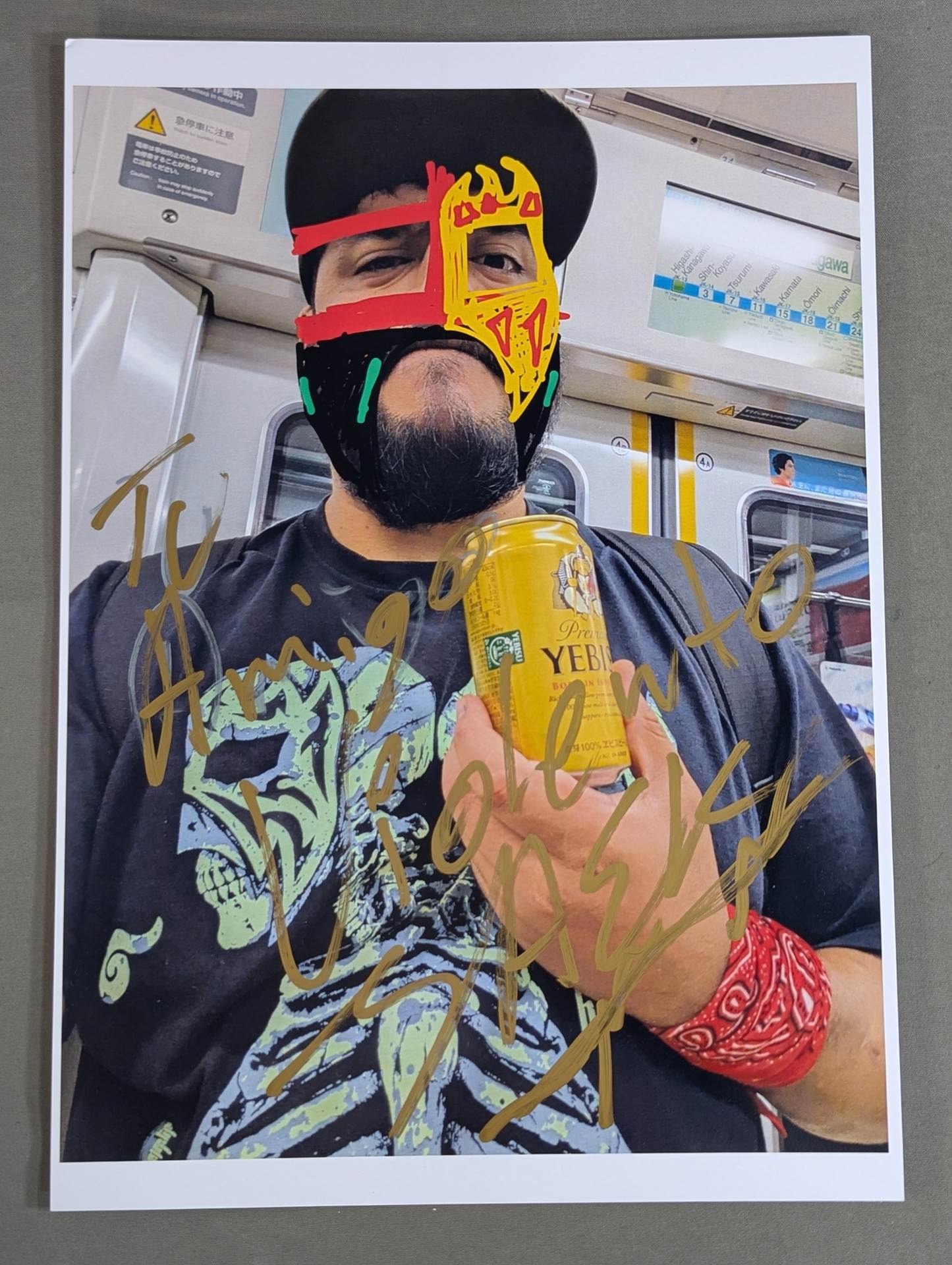 Violento Jack  hand signed autograph Pro-Photo (A-2)