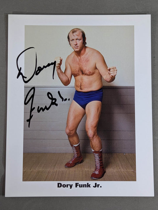 Dory Funk Jr.  hand signed autograph Pro-Photo (A-7)
