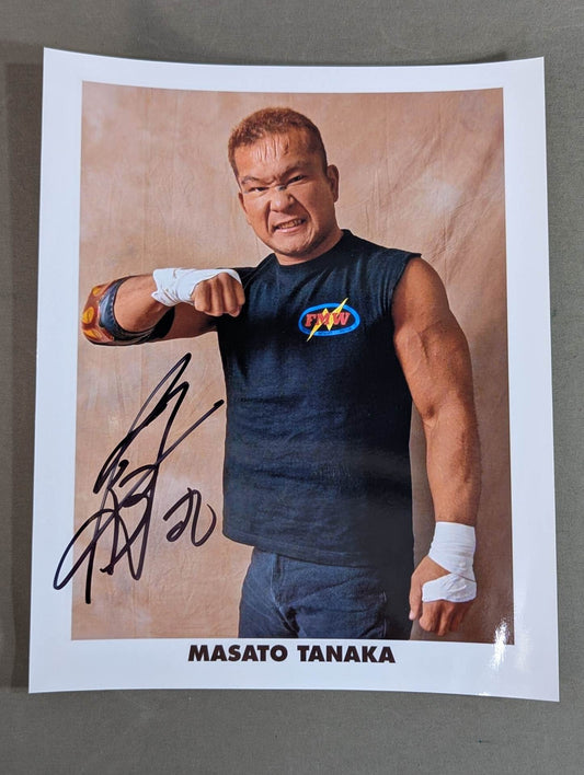 Masato Tanaka  hand signed autograph Pro-Photo (A-2)