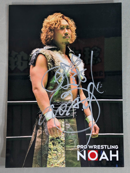 Katsuhiko Nakajima  hand signed autograph Pro-Photo (A-8)