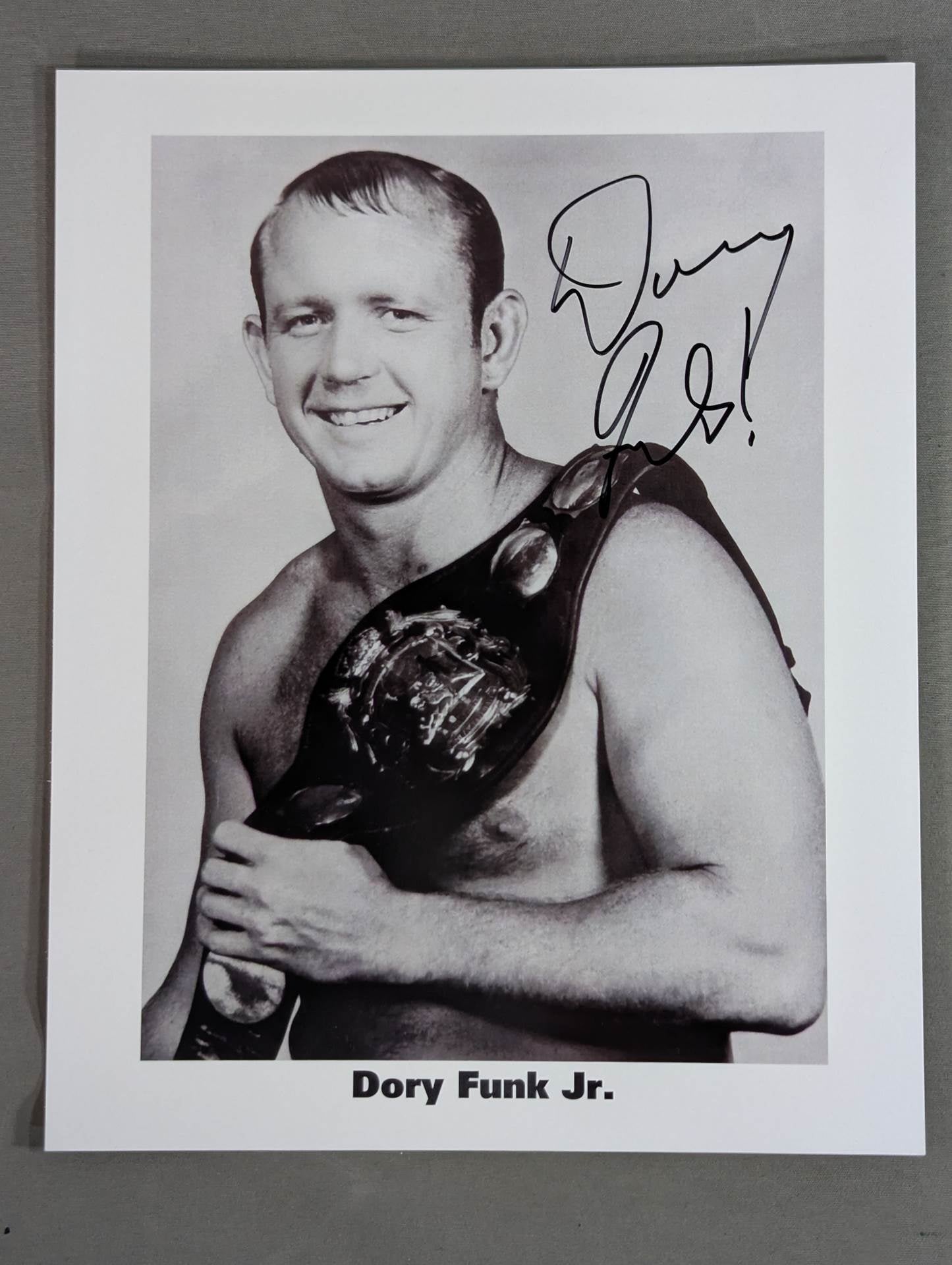 Dory Funk Jr.  hand signed autograph Pro-Photo (A-9)