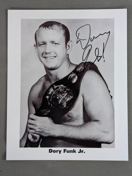 Dory Funk Jr.  hand signed autograph Pro-Photo (A-9)