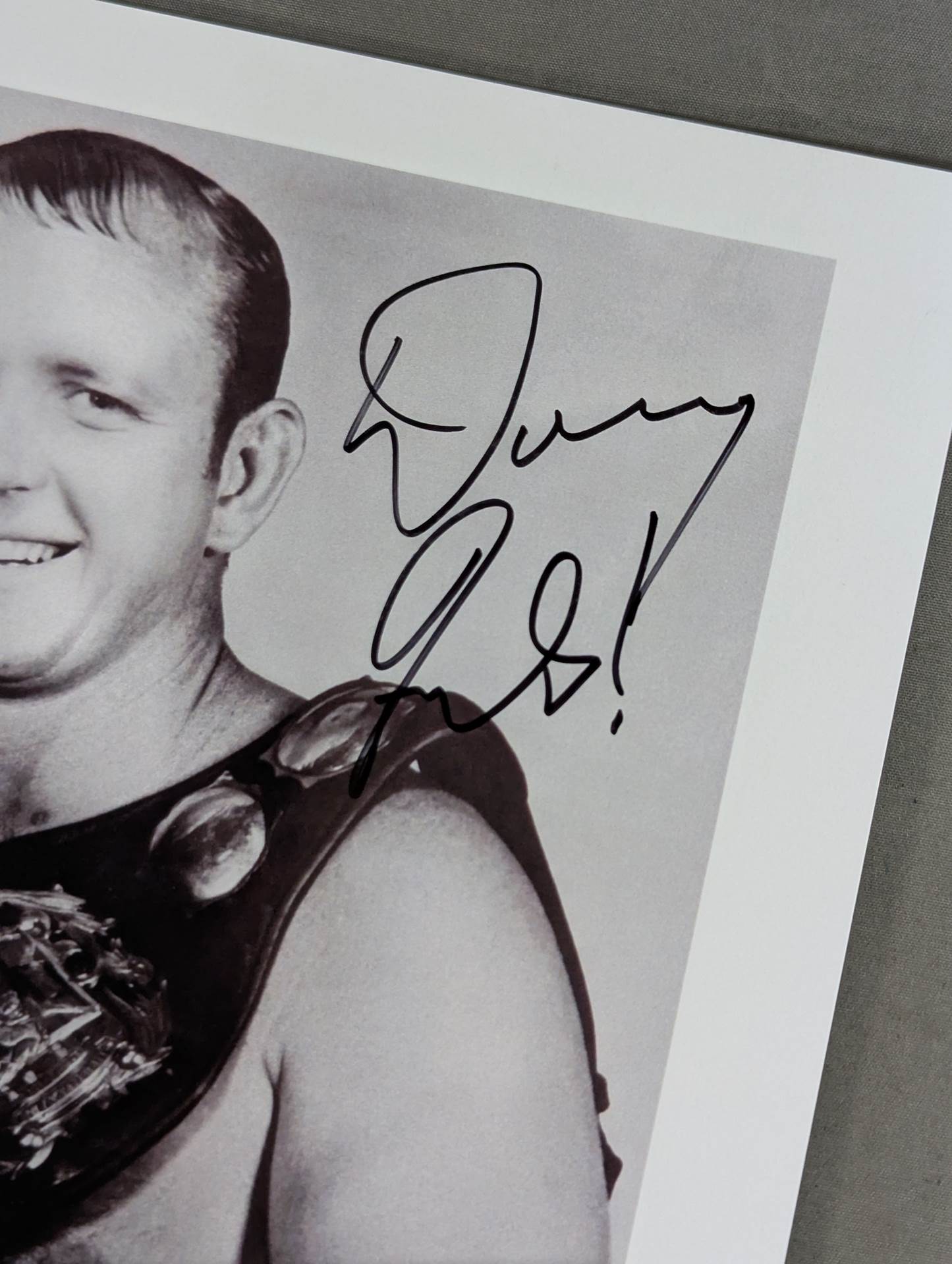 Dory Funk Jr.  hand signed autograph Pro-Photo (A-9)