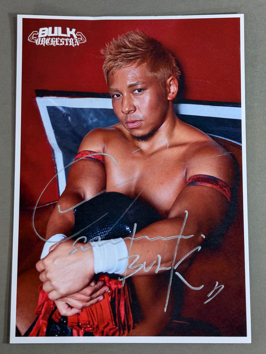 Nobuhiro Shimatani  hand signed autograph Pro-Photo (A-1)