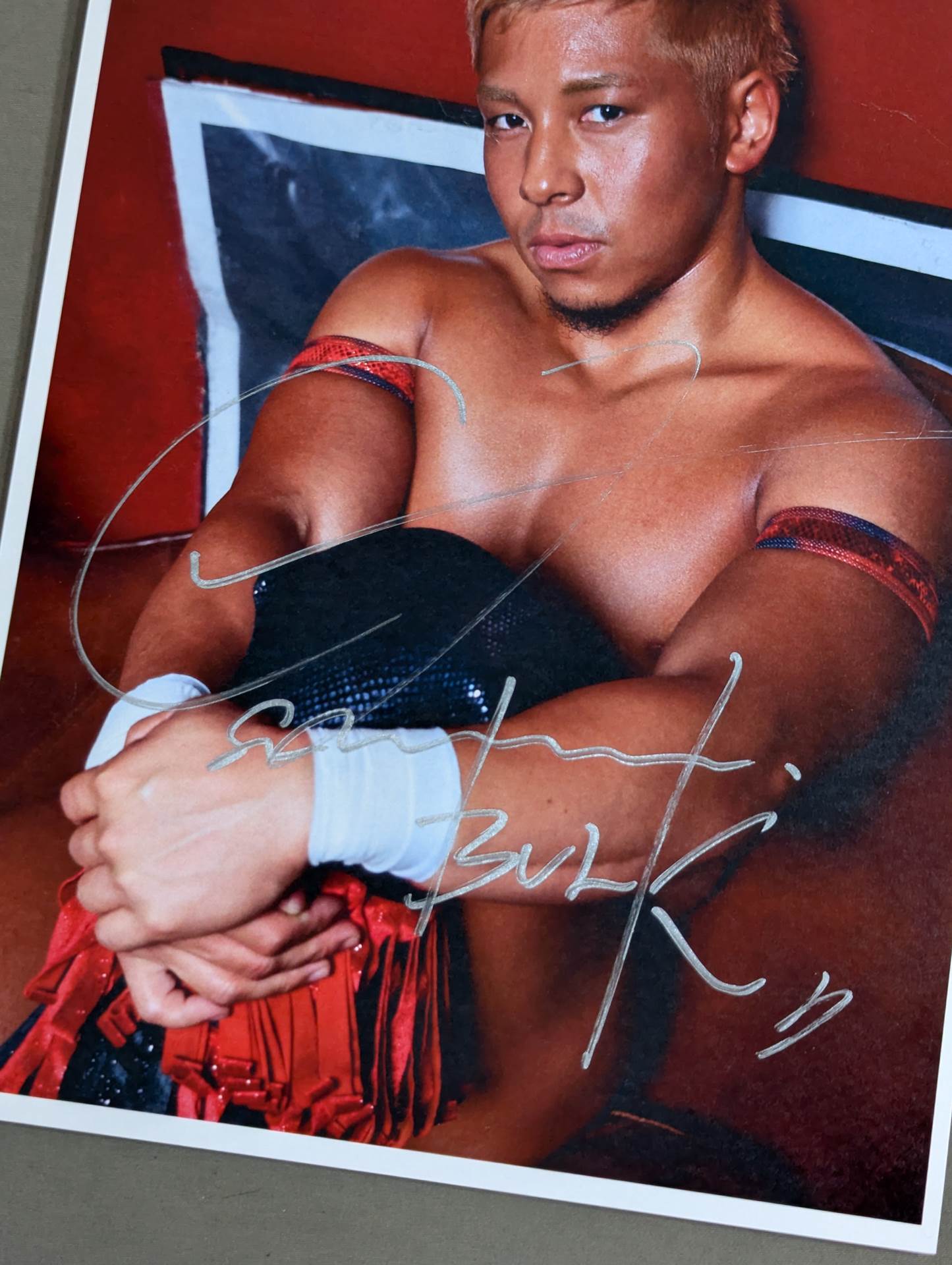 Nobuhiro Shimatani  hand signed autograph Pro-Photo (A-1)