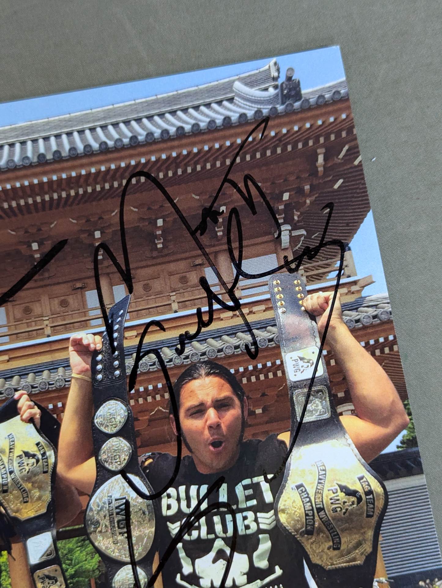 ★IWGP&ROH&PGW Young★ Bucks 2 hand signed autographs Pro-Photo 