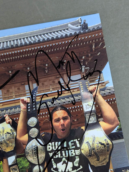 ★IWGP&ROH&PGW Young★ Bucks 2 hand signed autographs Pro-Photo 