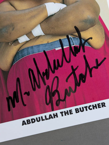 Abdullah the Butcher hand signed autograph  Pro-Photo (A-9)
