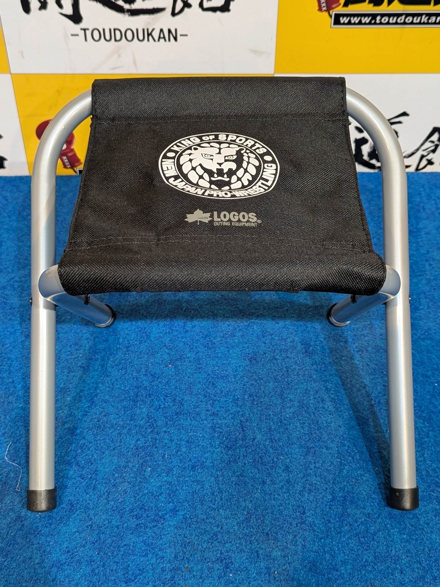 ★LOGOS×NJPW★ Folding Chair Set (Set of 2 Silver)