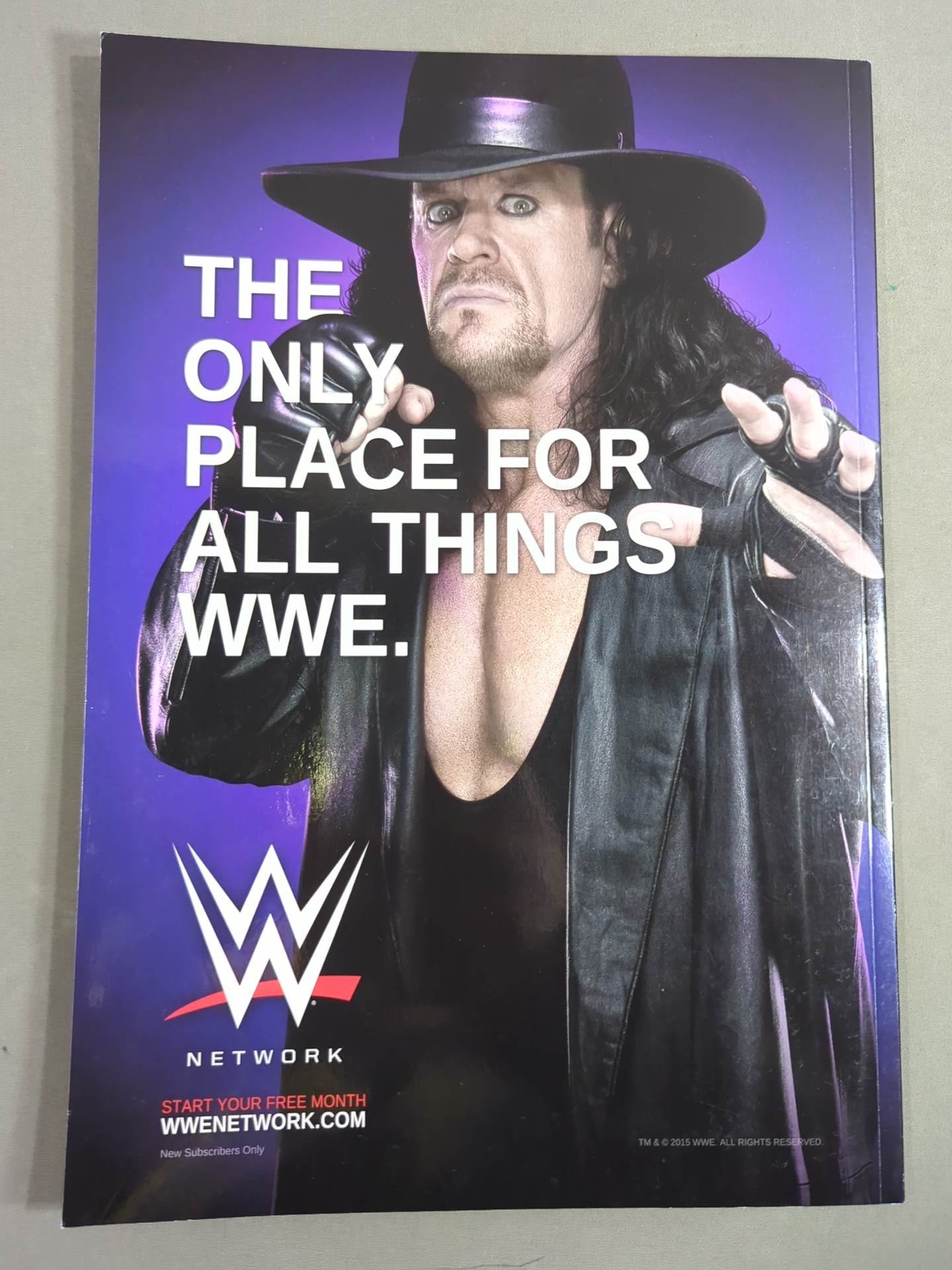 WWE OFFICIAL PROGRAM 2015(A)
