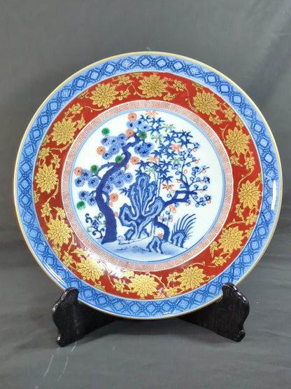 ★アントニオ猪木＆倍賞美津子★ 結婚式の引出物・松竹梅の皿