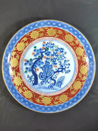 ★アントニオ猪木＆倍賞美津子★ 結婚式の引出物・松竹梅の皿