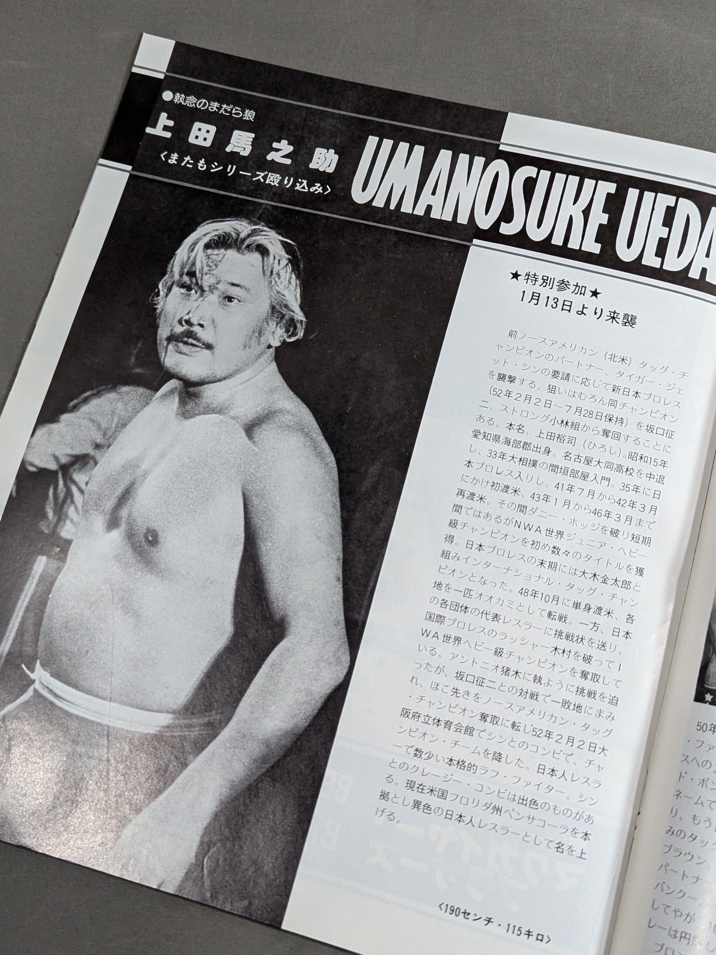 ★猪木vs上田 釘板デスマッチ★78新春黄金シリーズ