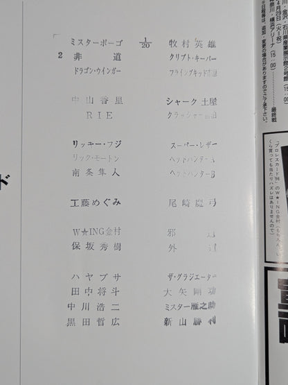 FMW OFFICIAL GUIDE BOOK 1997 Vol.1