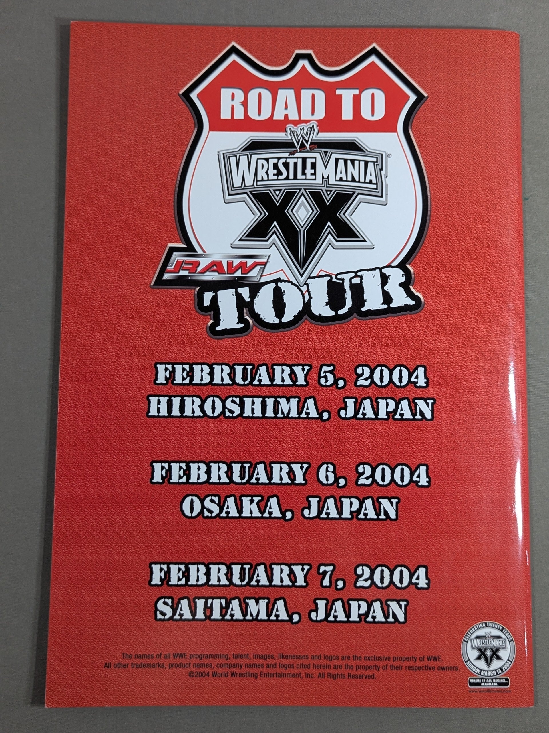 RAW ROAD TO WRESTLEMANIA XX TOUR – 闘道館
