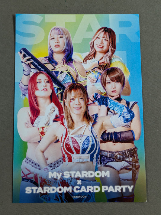 My STARDOM×STARDOM CARD PARTY Postcard