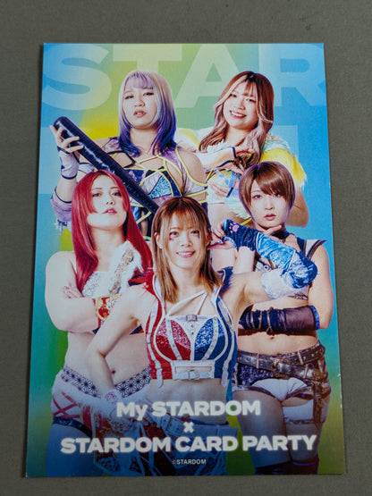 My STARDOM×STARDOM CARD PARTY Postcard
