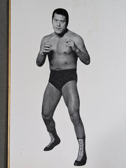 ★ ★ Original Antonio Inoki  Dedicated Shikishi ( Autograph board ) 
