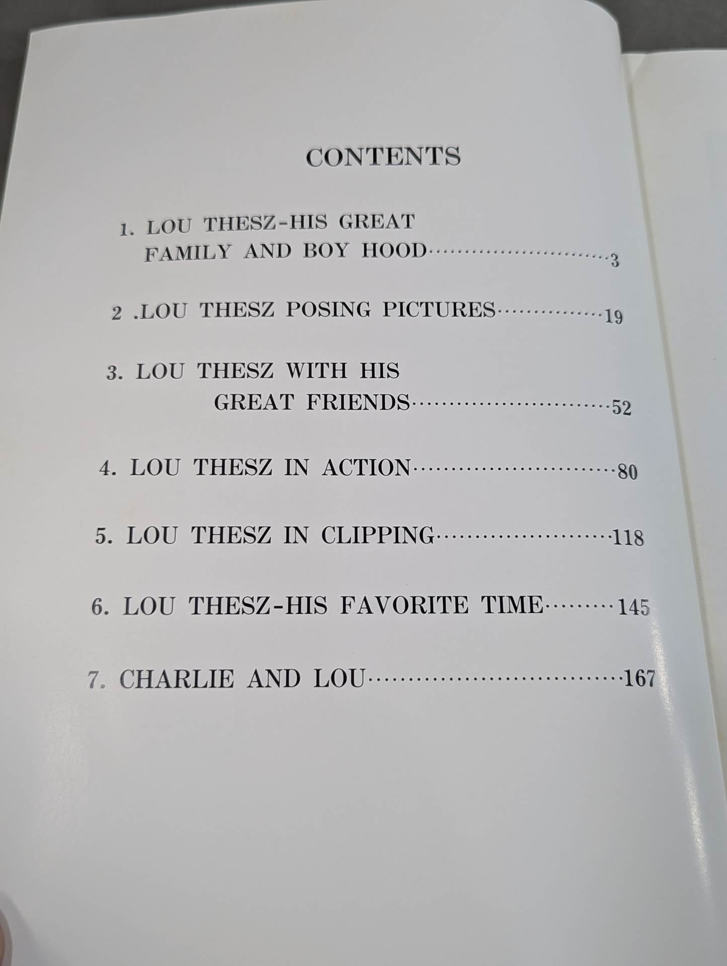 【Lou Thesz  hand signed autograph 】THE GREATEST WRESTLER OF ALL TIME LOU THESZ  PICTORICAL BIOGRAPHY