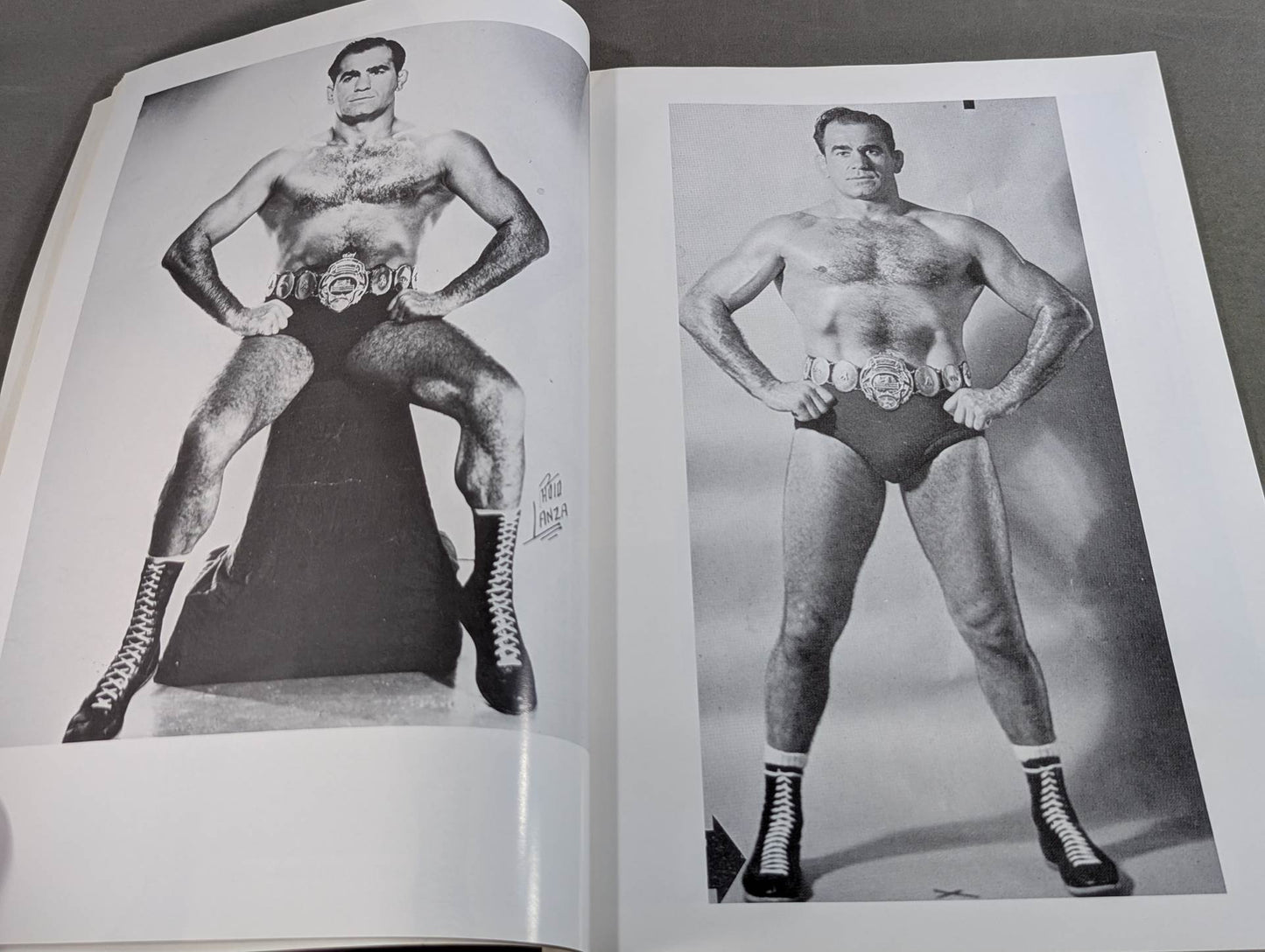 【Lou Thesz  hand signed autograph 】THE GREATEST WRESTLER OF ALL TIME LOU THESZ  PICTORICAL BIOGRAPHY