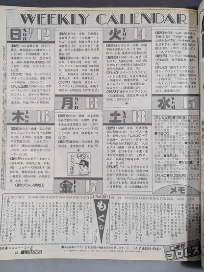 【ジョニー・エース直筆サイン入り】週刊プロレス660