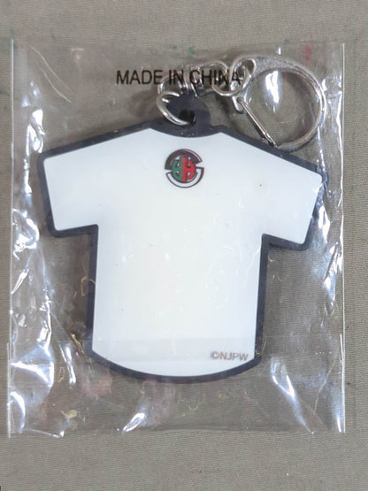 YOSHI-HASHI 新日本プロレス ロゴTシャツラバーキーホルダー