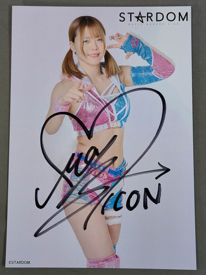 Mayu Iwatani  hand signed autograph  Starda Pro-Photo (V-1)