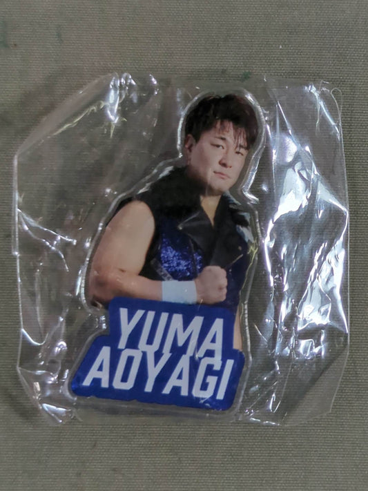 青柳優馬 全日本プロレスガチャ アクリルマグネット