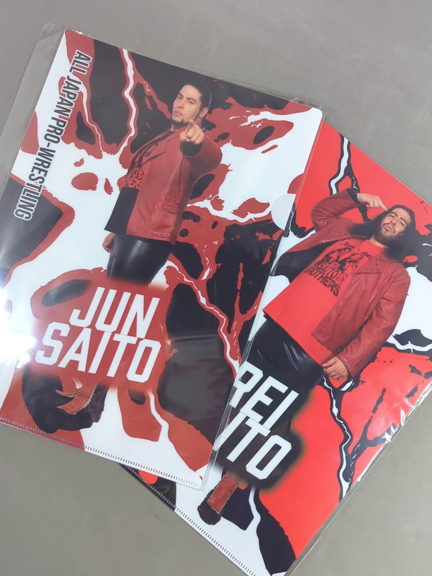 斉藤ブラザーズ クリアファイルセット