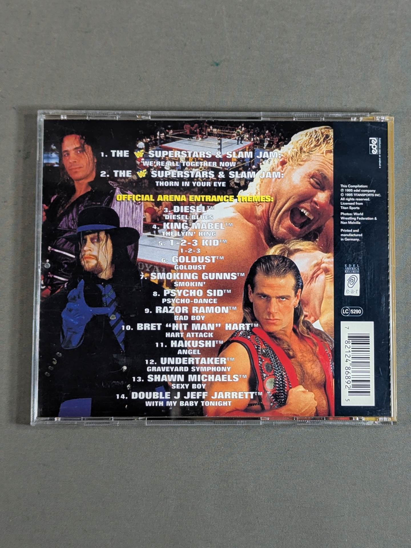 ★ WWF FULL METAL THE ALBUM with ★ sticker (imported edition)