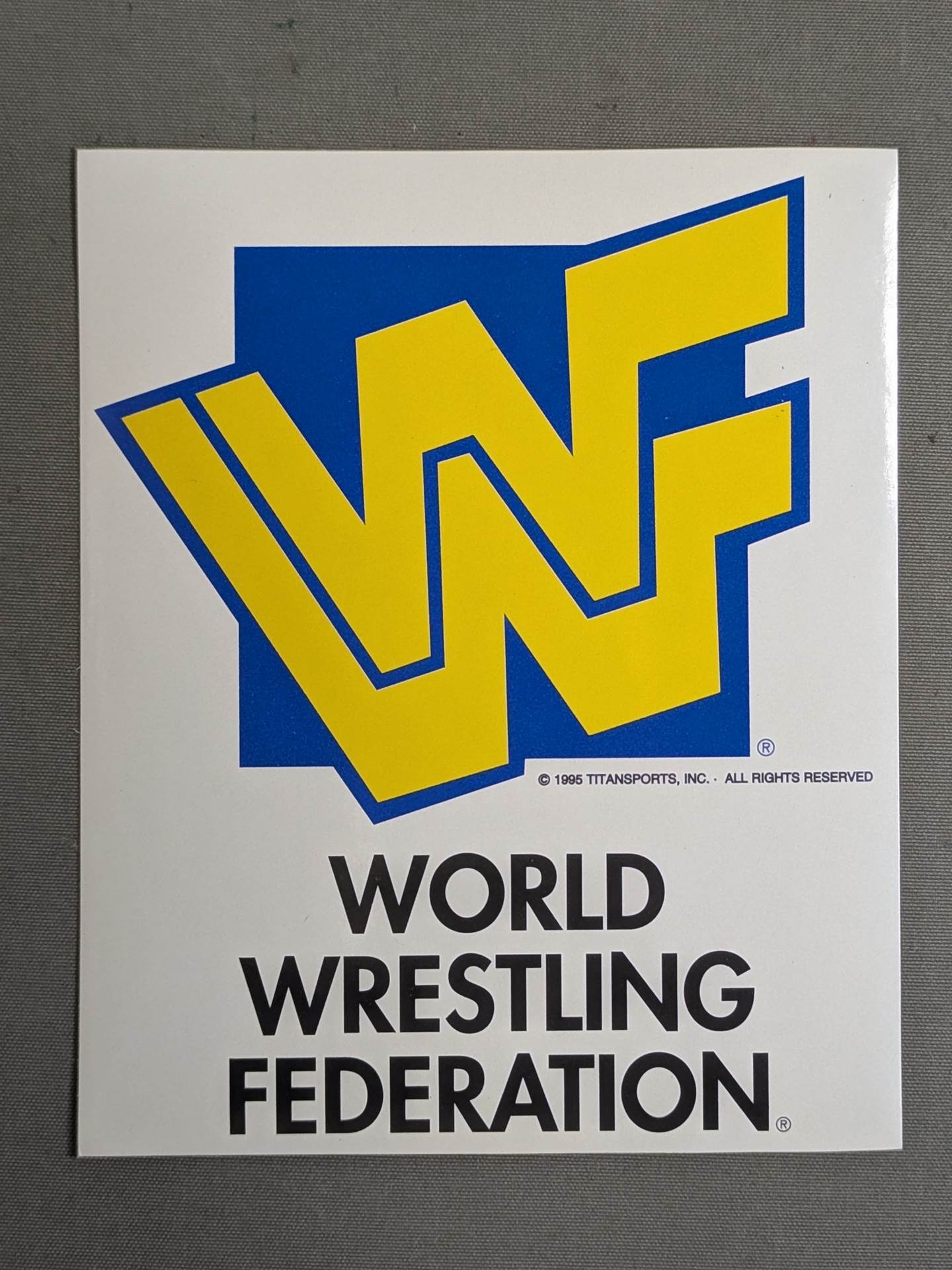 ★ WWF FULL METAL THE ALBUM with ★ sticker (imported edition)