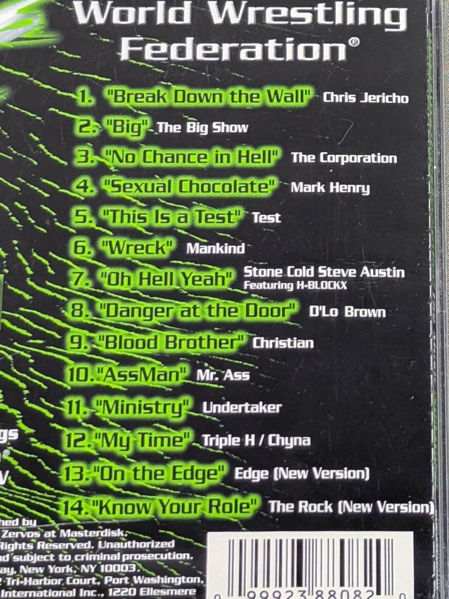 WWF The Music Volume4 (Input Disc)