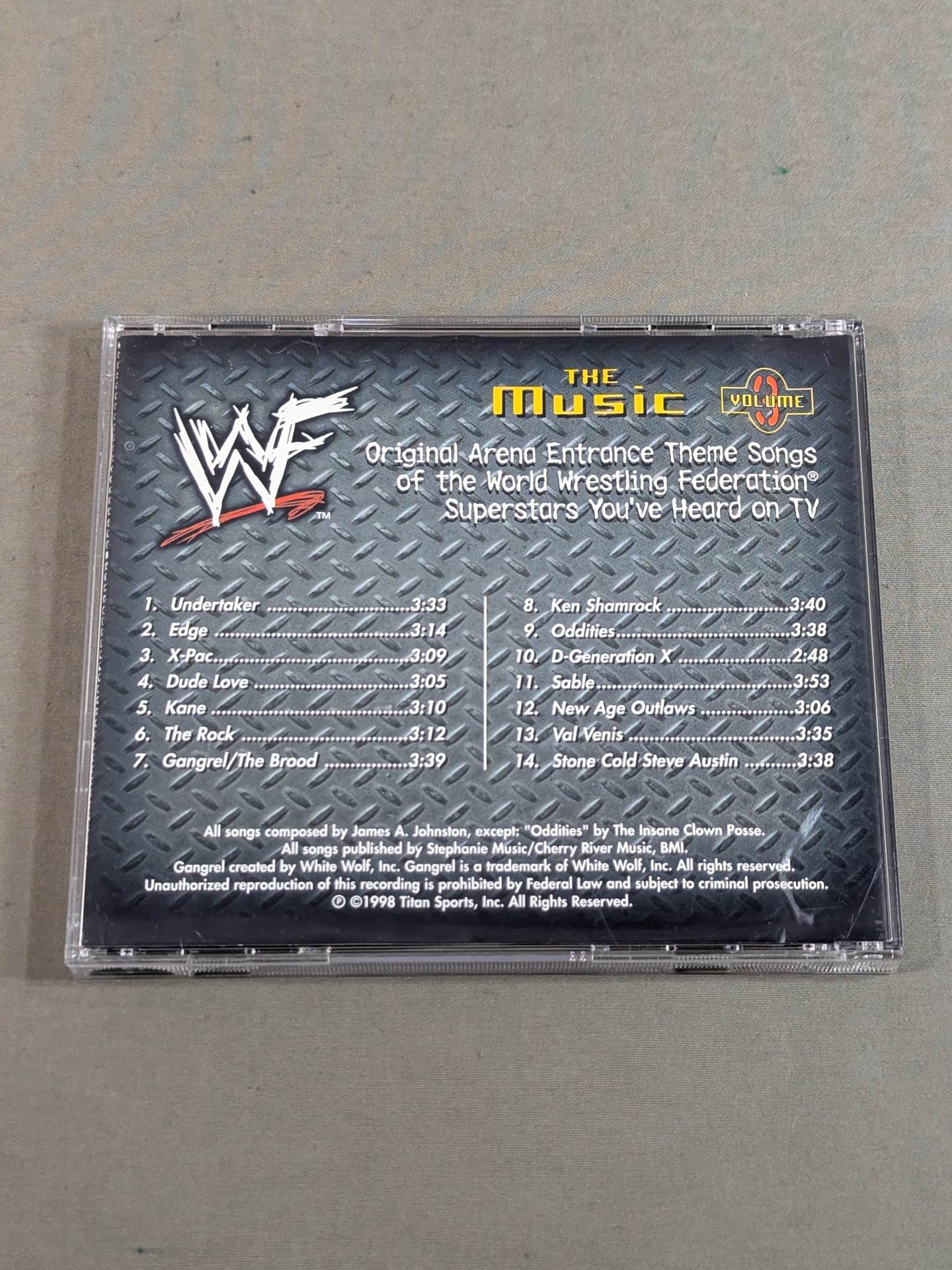 WWF The Music3 (Import)