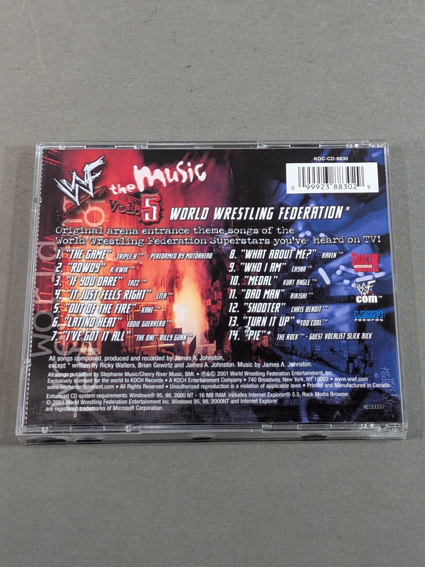 WWF The Music5 (Import Edition)