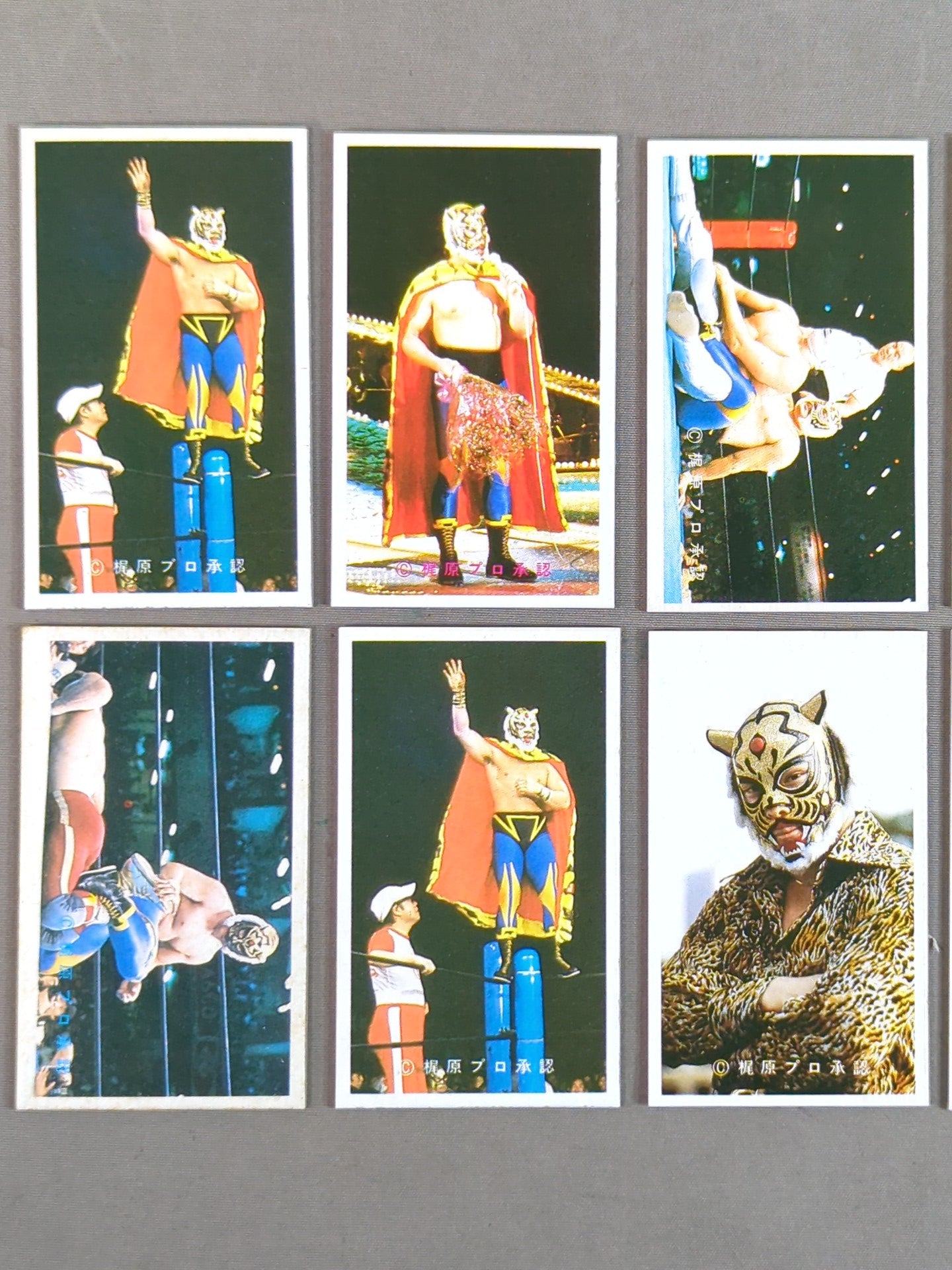 ★ Kajiwara professional approved ★ first Tiger Mask Menko Set