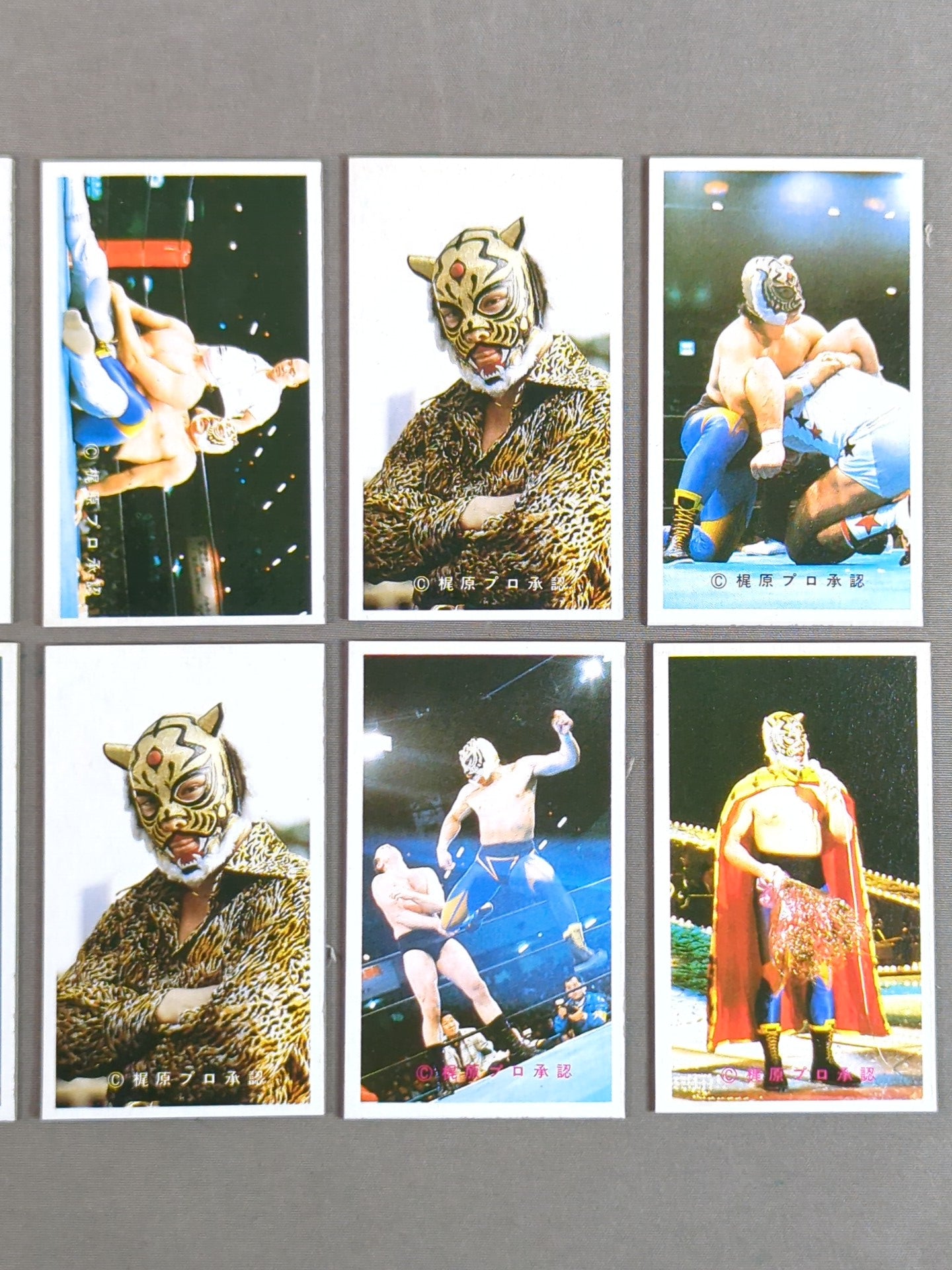 ★ Kajiwara professional approved ★ first Tiger Mask Menko Set