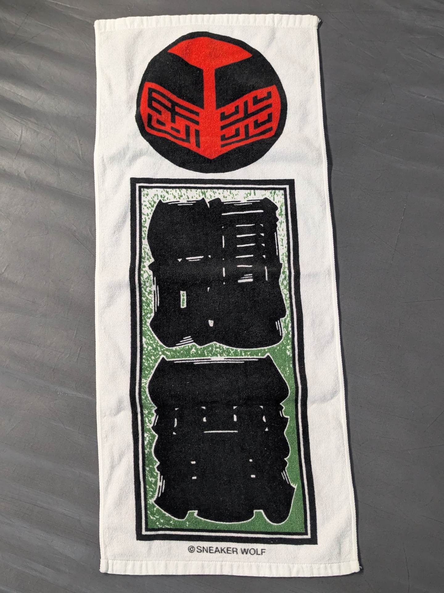 グレート・ムタ×SNEAKER WOLF 千社札フェイスタオル