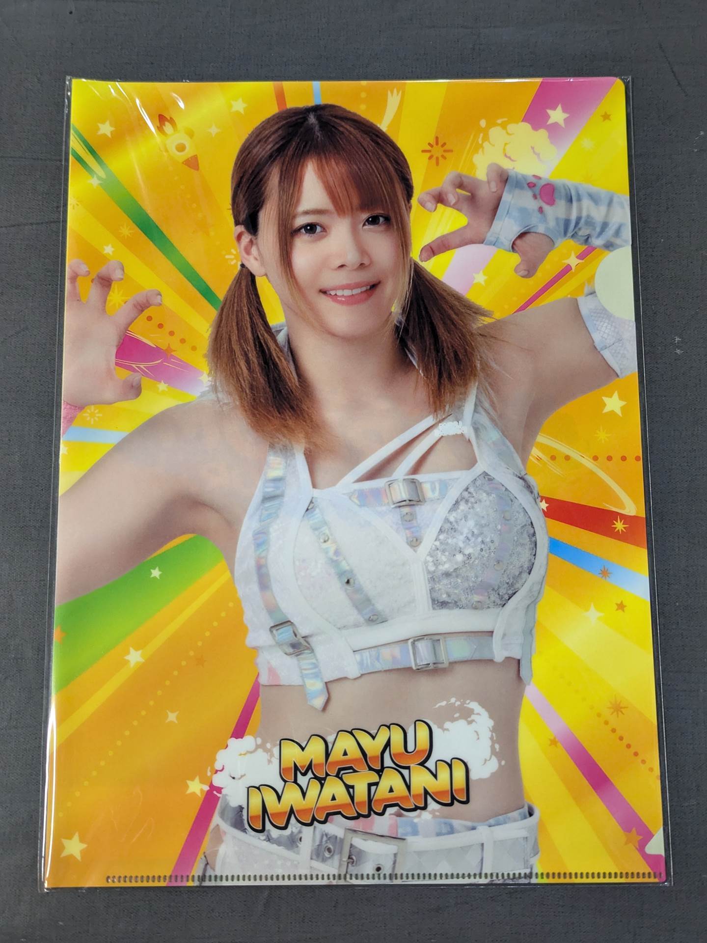 Mayu Iwatani  STARDOM POP UP TOUR plastic file folder 
