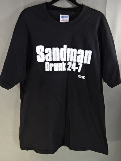 Sandman T-Shirt (1) (ECW / Black)