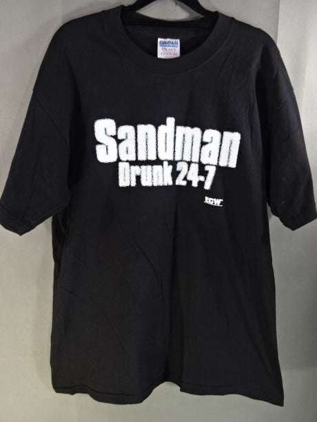 Sandman T-Shirt (1) (ECW / Black)